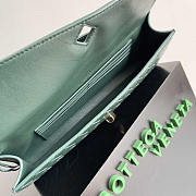 Bottega Veneta Long Clutch Andiamo With Handle Dark Green 31x13x3cm - 6