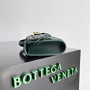 Bottega Veneta Long Clutch Andiamo With Handle Dark Green 31x13x3cm - 5