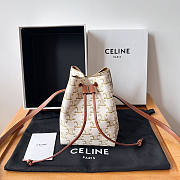 Celine Micro Sailor Triomphe White Bag 13x18x11cm - 1