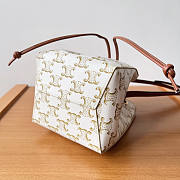 Celine Micro Sailor Triomphe White Bag 13x18x11cm - 3