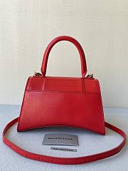 Balenciaga Hourglass Bag Red Leather 23x10x24cm - 3