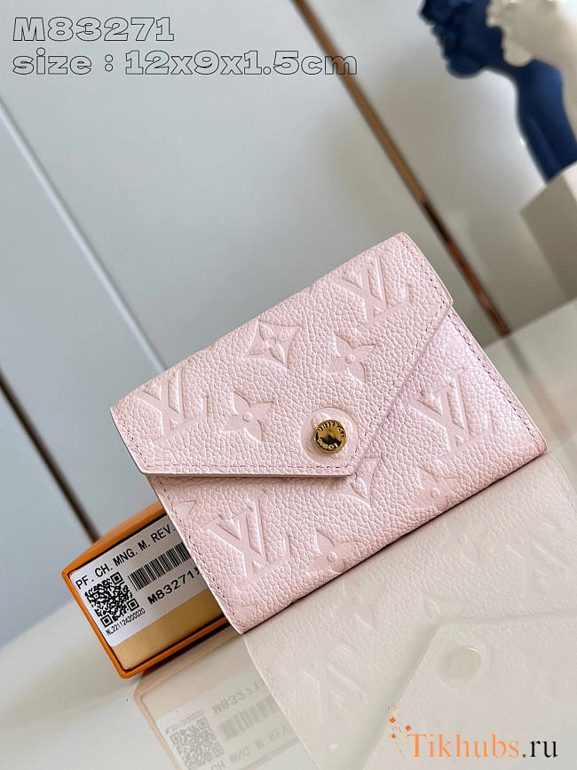 Louis Vuitton LV Victorine Wallet Pink 12 x 9.5 x 2.5 cm - 1