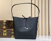 Louis Vuitton LV Flore Mahina Black Bag 28 x 27 x 10 cm - 1