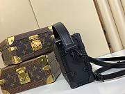 Louis Vuitton LV Side Trunk MM Black 21x14x6cm - 5