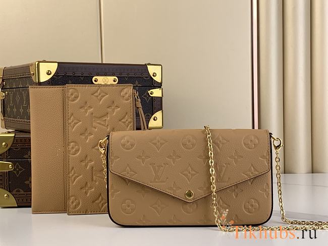 Louis Vuitton LV Félicie Pochette Arizona 21x12x3cm - 1