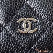 Chanel WOC Black Silver Hardware With Magnetic Closure Size 19.5 cm - 3