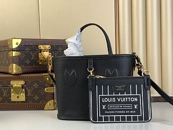 Louis Vuitton LV Neverfull Inside Out BB Black 24x14x9cm