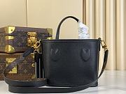 Louis Vuitton LV Neverfull Inside Out BB Black 24x14x9cm - 3