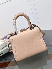 Delvaux Brillant Mini Whole-Grain Leather Light Pink 20x12x15cm - 3