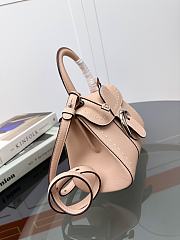 Delvaux Brillant Mini Whole-Grain Leather Light Pink 20x12x15cm - 2