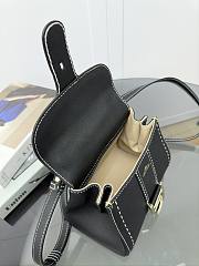 Delvaux Brillant Mini Whole-Grain Leather Black 20x12x15cm - 6