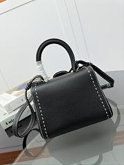 Delvaux Brillant Mini Whole-Grain Leather Black 20x12x15cm - 2