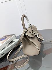 Delvaux Brillant Mini Whole-Grain Leather Grey 20x12x15cm - 5