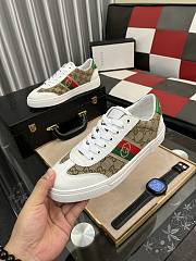 Gucci White Beige Sneaker - 4