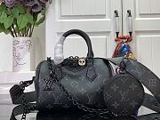 Louis Vuitton LV Speedy Black Bag 18.0x12.5x11cm - 1