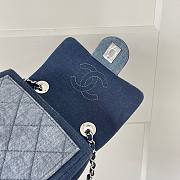 Chanel Bicolor CC Medallion Graphic Denim 17cm - 2