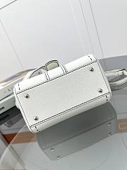 Delvaux Brillant Mini Whole-Grain Leather White 20x12x15cm - 4