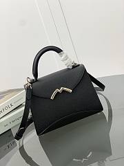 Moynat Black Gabrielle BB Silver Hardware 22x16x8.5cm - 1