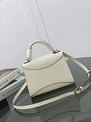 Moynat White Gabrielle BB Silver Hardware 22x16x8.5cm - 2