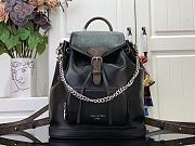 Louis Vuitton LV Montsouris PM Backpack Black 28x30x18cm - 1