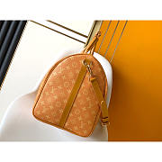 Louis Vuitton LV Keepall Bandouliere Monogram 55 Ocre 55x27x20cm - 6