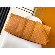 Louis Vuitton LV Keepall Bandouliere Monogram 55 Ocre 55x27x20cm - 3