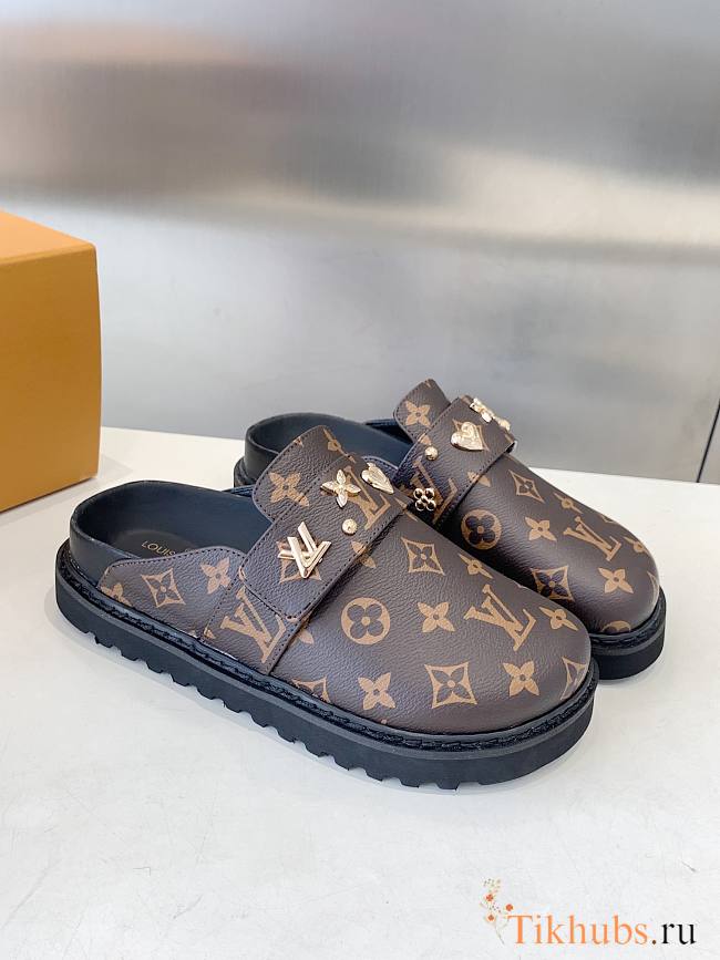 Louis Vuitton LV Monogram Clog Slides - 1