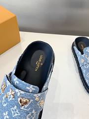 Louis Vuitton LV Denim Clog Slides - 5