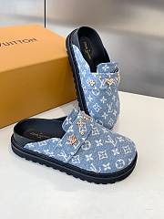 Louis Vuitton LV Denim Clog Slides - 3