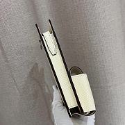 Hermes Phone Case Crossbody Bag Epsom White 3.5W x 6.5H x 1D - 2