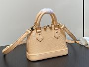 Louis Vuitton LV Nano Alma Bag Beige 18 x 12 x 8 cm - 4