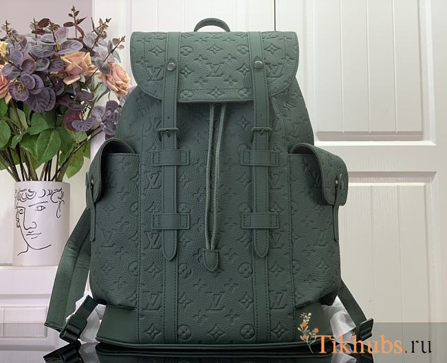 Louis Vuitton LV Christopher Backpack Forest Green 44x38x12.5cm - 1