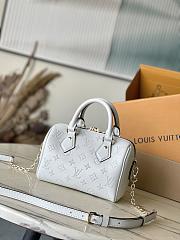 Louis Vuitton LV Speedy Bandoulière 20 White 20x12x13.5cm - 5