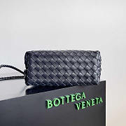 Bottega Veneta Small Andiamo Dark Blue Bag 25x22x10.5cm - 5