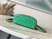 Louis Vuitton Mini Capucines Green Crocodile 21cm - 6