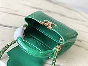 Louis Vuitton Mini Capucines Green Crocodile 21cm - 3