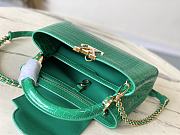 Louis Vuitton LV Capucines BB Crocodile Green 27cm - 3