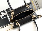 Chanel Bag Black Lambskin Gold 21x12x15cm - 5