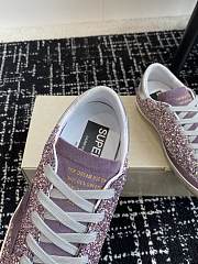 Golden Goose Purple Super-star Glittered Sneakers - 5