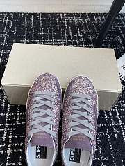 Golden Goose Purple Super-star Glittered Sneakers - 4