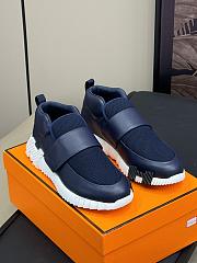 Hermes H Sneaker Blue - 4