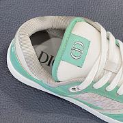 Dior B27 Low Turquoise Cream Sneaker - 2