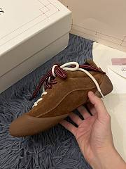 Alexander McQueen Flexion Brown Suede Sneaker - 3