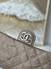 Chanel Vintage Flap Bag Brown Caviar silver 30x18x4cm - 3