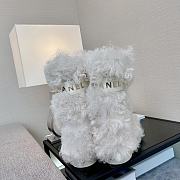 Chanel Fur Upper Boots Low - 5