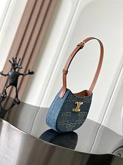 Celine Tilly Bag Denim Blue 22x13.5x4cm - 6