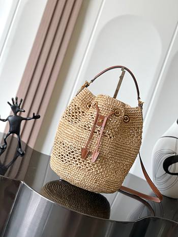 Celine Clara Bag Raffia Natural 23x25x20cm