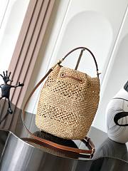 Celine Clara Bag Raffia Natural 23x25x20cm - 3