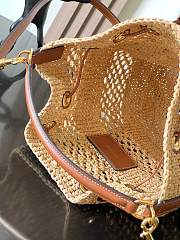 Celine Clara Bag Raffia Natural 23x25x20cm - 2