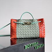 Bottega Veneta Small East/West Andiamo Green Orange 29x18x10cm - 1